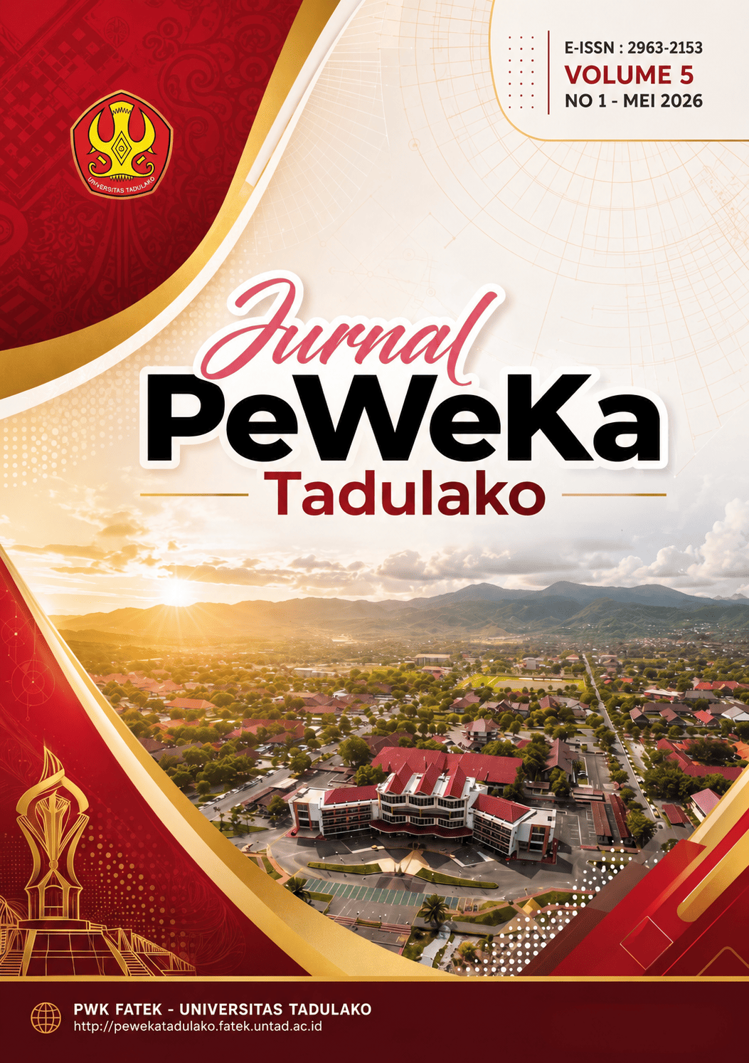					View Vol. 5 No. 1 (2026): Jurnal Peweka Tadulako
				